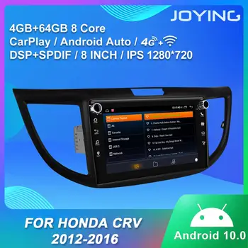 Android 10.0 4GB RAM avtoradio, predvajalnik, stereo zvokom v video predvajalnik podpira povratne fotoaparat podpira 4G/Carplay za Honda CRV 2012-2016 BT