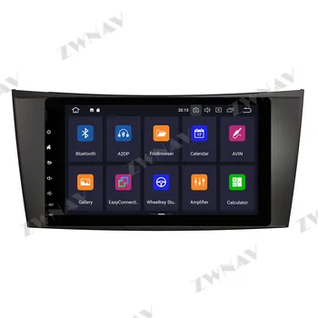 64 G DSP Carplay Za Benz E-Class W211 CLS W219 Android 10.0 Večpredstavnostna GPS NAVIGACIJA Auto Audio Stereo Radio, Diktafon, Vodja Enote