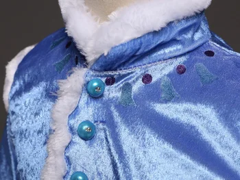 Dekleta Obleko Elsa 2 Stranka Obleko Vestidos Dekle Oblačila, Ana Snow Queen Tiskanja Rojstni Dan Princesa Obleko Elza Otroci Cosplay Kostum