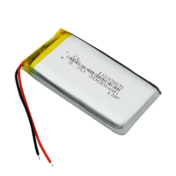 1/2/4x 103565 Polnilna 3,7 V 3000mAh Li-polimer Baterija 65x35x10mm Li-ionsko Polimer Baterij, GPS, PSP POS Pralni E-knjigo