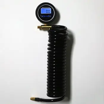 Digitalni Deflator Inflator manometer Zaslon za zračna Črpalka z 3m 10 m Razširitev Tuljavo Cev