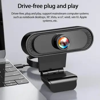 1080P Full HD Originalen USB Webcam Spletna Kamera Digital Web Kamera Z Mikrofonom USB2.0 Prenosni RAČUNALNIK Namizni KRALJESTVU spletne Kamere Najnovejšo