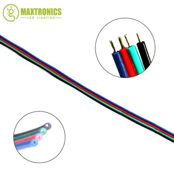 10M 4pin RGB Kabel Podaljšek Linije RGB LED Trakovi Priključek Žice Kabel za Prožno SMD 3528/5050 RGB LED Trakovi Luči