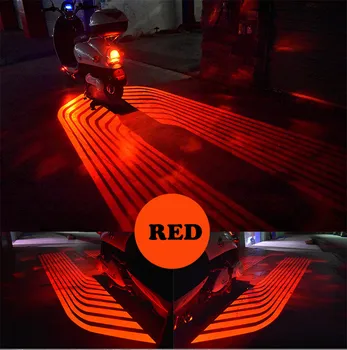 Motorna kolesa, LED Dekorativne luči Angel Wings Logo Univerzalni Duh Shadow Laserski Projektor Samodejno Motocikel Opozorilo Elektronski