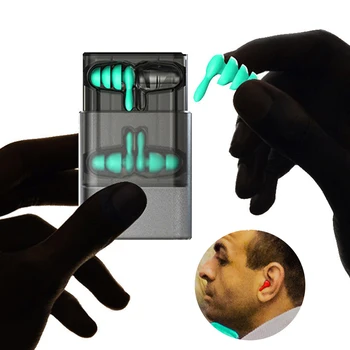 2Pair Večkratno uporabo opreme za varovanje Zmanjšanje Hrupa Čepi Mehko Zvočne Izolacije Uho Plug Anti Hrupa oprema za Varovanje Sluha Za Spanje, Kopanje