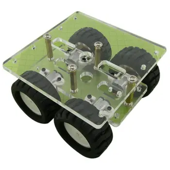 Pregledna Akril N20 4WD 2 Plast Smart Avto Ohišje Robota DIY Kit