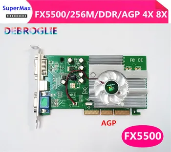 Nova original FX5500 256M APG grafične kartice AGP4X 8X nadgradnjo je najprimernejša, je močnejši od FX5200 ATI9550