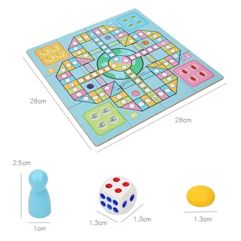 3 V 1 otroške Puzzle Igre Gobang, ki Plujejo pod Šahovska garnitura Z Puzzle Šahovnici Potovanja Prenosni Večnamenski Igra Šah