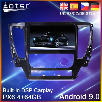 Android 10 PX6 Avto DVD Predvajalnik, GPS Navigacija Za Mitsubishi Pajero Sport 3 2016-18 Auto Radio Stereo Multimedijski Predvajalnik glavne enote