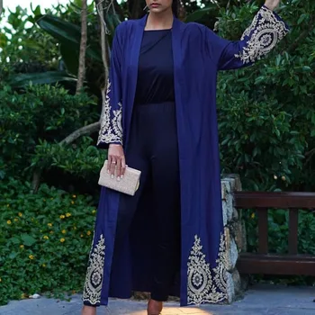 Tam kaftan Dubaj Abaya Kimono Jopico Muslimansko Obleko, Hidžab turški Savdska Arabija Afriške Obleke za Ženske Caftan Haljo Islam Oblačila