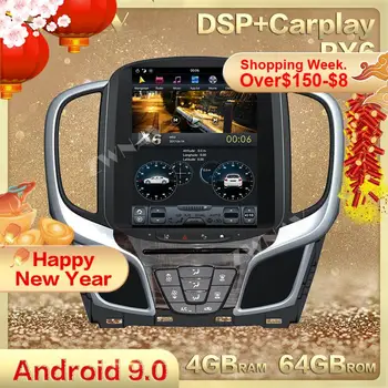 DSP Carplay navpično Tesla zaslon Android 9.0 Avto Multimedijski Predvajalnik Za Buick lacrosse+ GPS Radio, Auto stereo zemljevid vodja enote