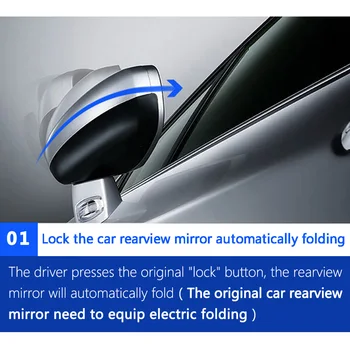 CHSKY Univerzalno Smart Avto Strani Ogledalo Folding Odvija Kit Automoblie Strani Ogledalo Folding Sistemi Avto Styling Avto Dodatki