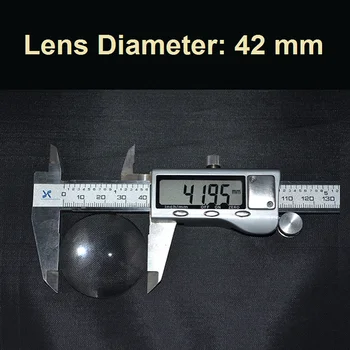 K9 Optično Steklo Objektiva Plano Konveksno Lečo Premera 42mm Konveksna goriščnica objektiva 40 mm Pozornosti Imaging Preizkusa Fazi Luči