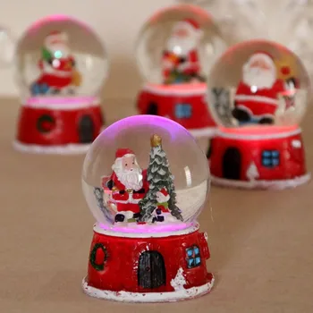 Božič Smolo Glasbe Sneg Stekla Santa Claus Kristalno Kroglo, Božič Sneg Žogo, Otroci Sneg Žogo, Kristalno Music Box