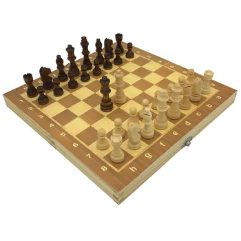 Leseni Šah Nastavite Krat Šahovnici S Magnetni Šah Odbor Velikosti 29 cm x 29 cm Otrok Božično Darilo Turnirski Šah Igre