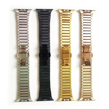 Povezavo Zapestnica Za Apple watch Kovin iz Nerjavečega Jekla, Trak Za iWatch 3 42mm Apple gledati Serije 6 5 SE 40 mm 44 Band Watchband