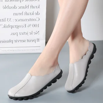 2021 poletje flip-flop sandali z nizkimi petami za srednjih let in starejše ženske