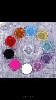 Mini Povratne Steklenice Mešanje Nove 100 Kosov Prenosno Kozmetično Posode Za Vzorčenje 5 Gram Plastičnih Krema Pot Kozarci Visoke Kakovosti