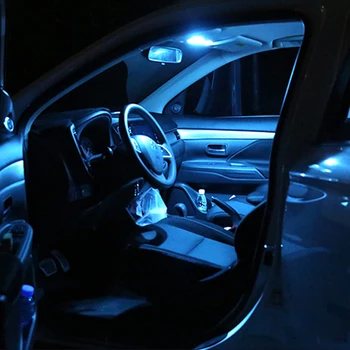 7x Auto LED Žarnice za Avto Notranje luči Komplet Za Citroen C5 2008 2009 2010 2011 2012 2013 Dome Branje Svetlobe Prtljažnik, Svetilke