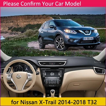 Za Nissan X-Trail, T32~2018 Anti-Slip Mat nadzorna plošča Pokrov Pad Dežnik Dashmat Pribor 2016 2017 X Trail XTrail