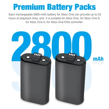 Krmilnik za igre Polnilnika Baterij in baterijskih Paketov za Xbox Eno Polnjenje Baterije Komplet za Hitro Polnjenje Nad temperaturo Zaščite