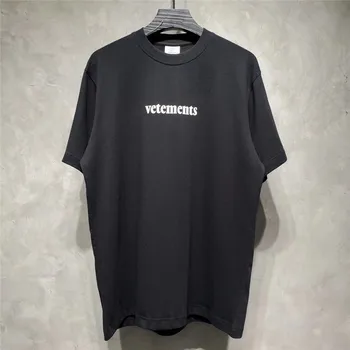 Oversize VETEMENTS Majice s kratkimi rokavi Ženske Moški 1:1 Visoke Kakovosti Vrh Tees Vetements T-Shirt