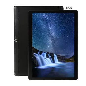 KT107 Okroglo Odprtino Tablet 10.1 Palčni HD Velik Zaslon Android 8.10 Različica Moda Prenosni Tablični 8G+64 G Črna Tablični računalnik