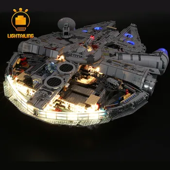 LIGHTAILING LED Luči Komplet Za 75192 Star Vojne Serije Ultimate Tisočletja Bloki Falcon Osvetlitev Set (NE Vključuje Model)