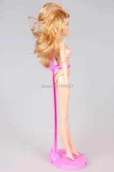 Nova Brezplačna dostava 10pcs/veliko 2 barve mešani Lutka Stojalo Zaslona Držalo Za Barbie Lutke,lutka, ki podpira za barbie