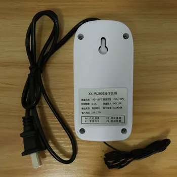 LED zaslon-50~110CDigital Termostat Stikalo Temperaturni Regulator NAM Priključite AC 110-220V Mikroračunalniška Vtičnico NTC Senzor XK-W2001