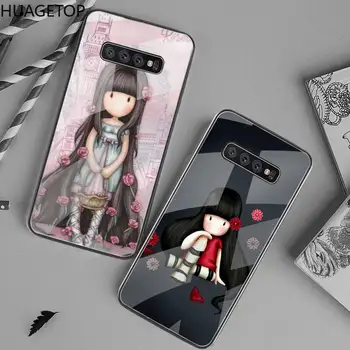 Lepe risanke dekle Santoro Gorjuss Telefon Primeru Kaljeno Steklo Za Samsung S20 Plus S7 S8 S9 S10 Plus Opomba 8 9 10 Plus