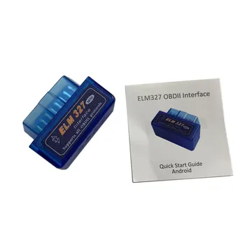 100 kozarcev/veliko Super Mini ELM327 Scan papir Bluetooth OBD2 Optičnega BREST 327 OBDII Za Več blagovnih znamk Različica V2.1 Avto Kodo Za Bralce