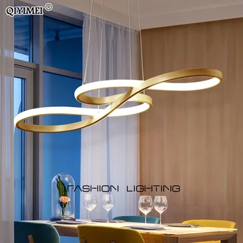 Sodobna Nove Ustvarjalne LED obesek luči Kuhinja aluminija, silicija vzmetenje viseči kabel lučka za jedilnico lamparas colgantes