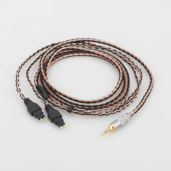 Visoka Kakovost Audiocrast HC023 2,5 mm 8 Core Uravnoteženo Čisto Silver Plated Slušalke Kabel Za Sennhei HD580 HD600 HD650 HD430 HD660s