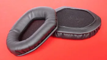 Nadomestne blazinice za ušesa Usnje blazine rezervnih delov za V-MODA Crossfade M-80 M80 slušalke (Black)
