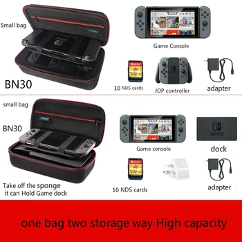 Nintendos Stikalo Primeru Trdo Lupino EVA Vrečko za Shranjevanje Visoko Zmogljivost kovček Kritje za Nintendo Stikalo Vrečko Konzole Dodatki