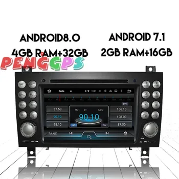 Android 8.0 7.1 Avto Radio Stereo GPS Odprtine za Mercedes Benz SLK-171 2004-2008 2009 2010 2011 DVD Predvajalnik Avdio Video Satnav
