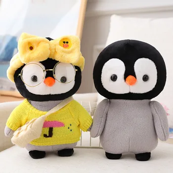 30 cm Risanka Srčkan Obleko Gor Pingvin Plišastih Igrač Polnjene Mehko Kawaii Pingvin Lutka Živali Blazino Darilo za Rojstni dan Za Otroke Otrok
