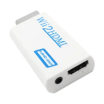Za Wii, da HDMI 1080P Pretvornik Za Nintendo Wii brez Težav Plug and Play Adapter Wii2hdmi 3.5 mm Audio Box Za Wii-link 2021