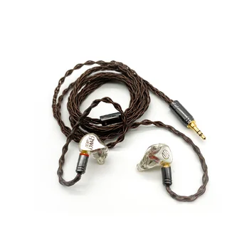 BGVP DM8 8 Knowles Sonion Uravnotežen Armature Žično čepkov Snemljiv Mmcx Audio Kabel za Monitor HI-fi slušalke V Ušesa Slušalke