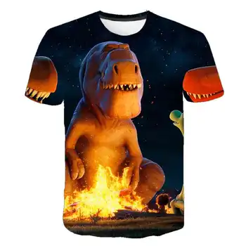 2020 3D Fantje/dekle, T-majica blagovne Znamke Otroci živali stoletja dinozaver T-majice Priložnostne Baby Otroci Oblačila Ulične Poletje Vrhovi