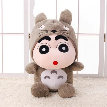 Srčkan Voščenka Shin Chan Plišastih Igrač Japonski Anime Shin-chan Cosplay Totoro Panda Tpys Srčkan Polnjene Mehka Lutka Otroci Igrače