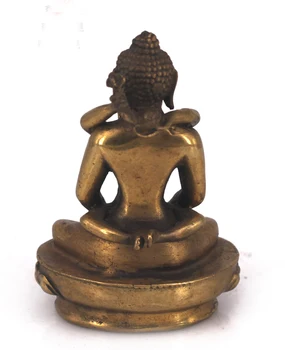 Tibera Indijskega Budizma žep Mandkesvara Yab-Yum Hevajra dvorezen Vesel buda medenina kip Blagoslovi družino doma talisman