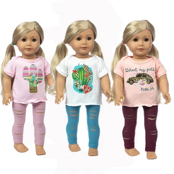 Nov Slog Obleko za American dekle 18 inch punčko oblačila za otroke najboljše darilo