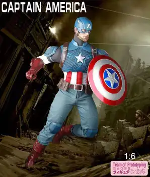 Marvel Captain America 1:6, Ki Se Oblikuje Akcijski Sklepov Premično Slika Igrače