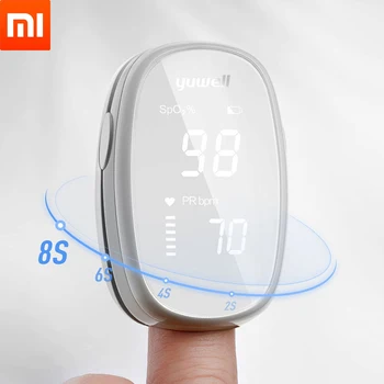 Original Xiaomi Youpin Yuwell Prst Oximeter Krvni Tlak v Digitalni Zaslon OLED S Prstom Utrip Merilni Orodje