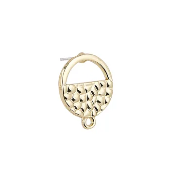 DIY Ornament Pribor Zlitine Geometrijo Srce Lok Cvet Črkami krog 925 Srebrni Uhani za Ušesa Stud Materiala