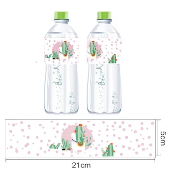 12pcs Krof Grow Up Steklenica za Vodo Nalepke Rojstni dan Praznično Dekoracijo Baby Tuš Dobave