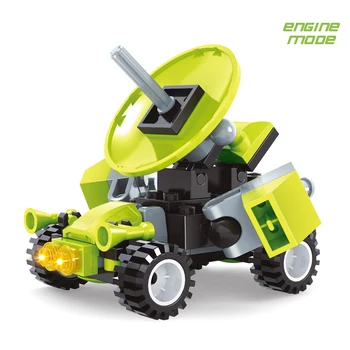 AUSINI 3in1 Deformirljiva Robot Igrače za Otroke Ustvarjalca Stavbe, Bloki, Opeke Izobraževalne Otroci Plaything Fantje Igrača Tovornjak Modela Avtomobila