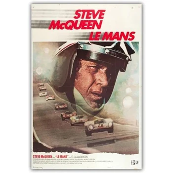 Klasični Filmski Plakati in fotografije Steve Le Mans Platno Stensko Slikarstvo v slikah, Dnevna Soba Doma Dekor Cuadros